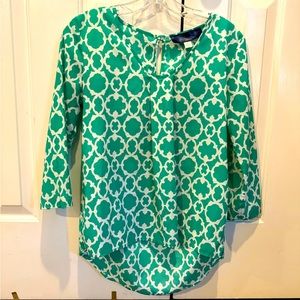 Green top from Francesca’s. Size small.